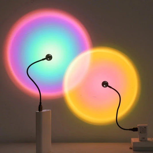 Sunset Projection Lamp – Rainbow Atmosphere Light